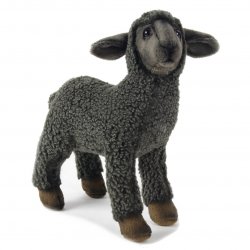 Soft Toy Black Sheep, Lamb by Hansa (28cm) 3454