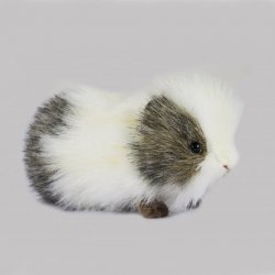 Soft Toy Guinea Pig, Grey and White, by Hansa (19cm) 4392