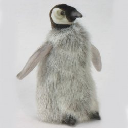 Soft Toy Bird, Emperor Penguin by Hansa (15cm) 4669