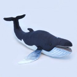 Soft Toy Water Mammal, Humpback Whale by Hansa (59cm.L) 6289
