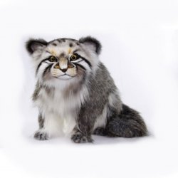 Soft Toy Wildcat, Pallas Cat by Hansa (42cm.H) 7169