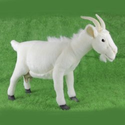 Soft Toy Goat White by Hansa (34cm) 4151