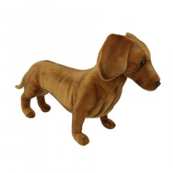 Soft Toy Dog, Dachshund by Hansa (42cm) 6420