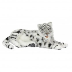 Soft Toy Widcat, Snow Leopard Lying by Hansa (66cm. L) 6999