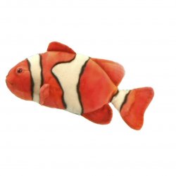 Soft Toy Fish Clownfish by Hansa (32cm) 5078