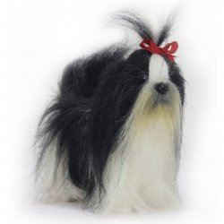 Soft Toy Shih Tzu Dog by Hansa (32cm) 6142