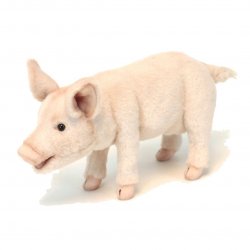 Soft Toy Piglet Standing by Hansa (34cm.L) 6290