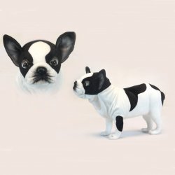 Soft Toy French Bulldog by Hansa (50cm.L) 6601