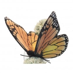 Soft Toy Monarch Butterfly by Hansa (14cm) 6551