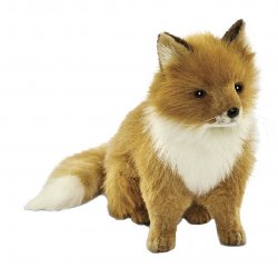 Soft Toy Fox Cub by Hansa (25cm) 6996