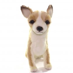 Soft Toy Dog, Chihuahua Sitting by Hansa (31cm) 6501