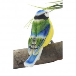 Soft Toy Countryside Bird, Blue Tit by Hansa (10cm) 6922