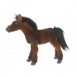 Soft Toy Horse, Thoroughbred Foal by Hansa (28cm) 5470