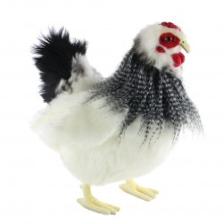 Soft Toy Bird, French Hen by Hansa (30cm) 5620