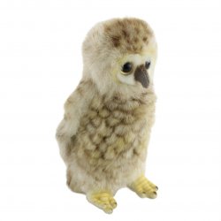 Soft Toy Bird of Prey, Screech Owl by Hansa (12cm) 5806