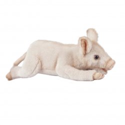 Soft Toy Pig, Piglet by Hansa (22cm.L) 7023