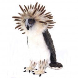 Soft Toy Bird of Prey, Philippine Eagle by Hansa (30cm.H) 7368