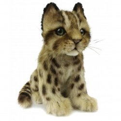 Soft Toy Wildcat, Leopard Cat Shihu by Hansa (20cm) 7739