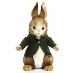 Soft Toy Dressed Boy Bunny Rabbit by Hansa (28cm) 7832