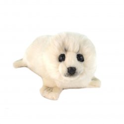 Soft Toy White Seal by Hansa (29cm) 3767