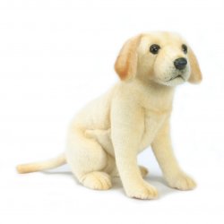 Soft Toy Labrador Pup by Hansa (25cm) 4712