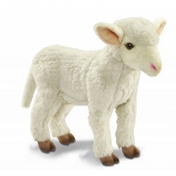 Soft Toy Lamb White Standing by Hansa (28cm) 6562