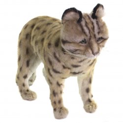 Soft Toy Leopard Cat Shihu by Hansa (55cm) 7740