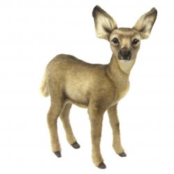 Soft Toy Fawn Standing by Hansa (36cm) 8054