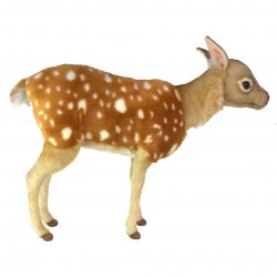 Soft Toy Sika Deer Fawn Standing by Hansa (55cm) 7803