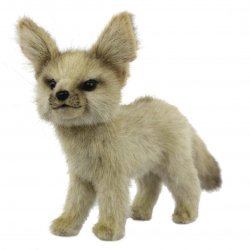 Soft Toy Bat Eared Fox Cub by Hansa (23cm.L) 8119