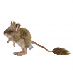 Soft Toy Mouse Long Tailed (Extinct 1901) by Hansa (13cmH.) 5131