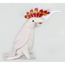 Soft Toy Bird, Major Mitchells Cockatoo by Hansa (32cm.H) 7641