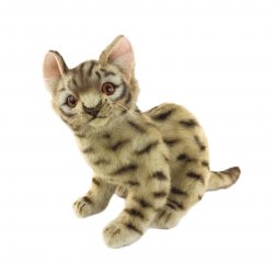 Soft Toy Leopard Cat by Hansa (25cm.L) 7844