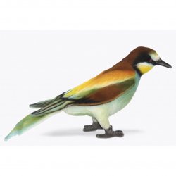 Soft Toy Bird, European Bee Eater by Hansa (25cm. L) 8120