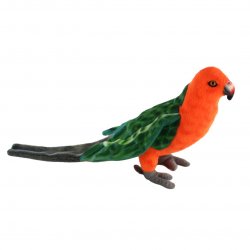 Soft Toy Bird, King Parrot by Hansa (19cm) 8223