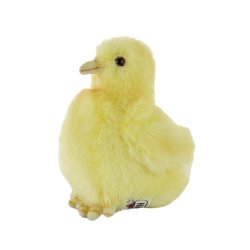 Soft Toy Bird, Yellow Chick by Hansa (10cm) 4811
