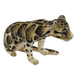 Soft Toy Clouded Leopard Wildcat by Hansa (27cm) 7935