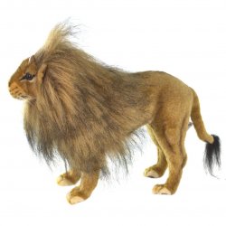 Soft Toy Lion Wildcat Standing by Hansa (34cm) 8094