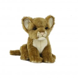 Soft Toy Lion Wildcat Cub by Hansa (18cm) 7290
