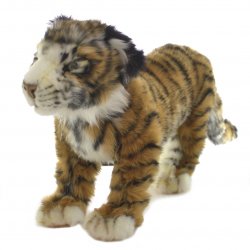 Soft Toy Tiger Wildcat Standing by Hansa (40cm) 7074