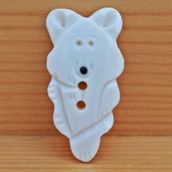 Tapering - cheeky wolf - bone button