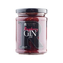 Country Collection Basket - 35cl of Sloe Gin, Port and Whisky with Raspberry, Damson, Orange and Rhubarb Gin Jams