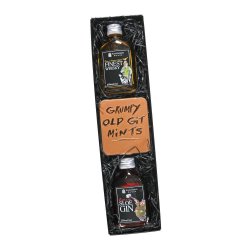 Sloe Gin 5cl  & Whisky 5cl  with Grumpy Old Git Mints Box Set