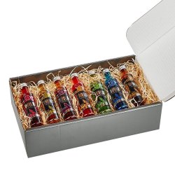 Wild Fruit Vodka Liqueur 5cl Box Set - Toffee/Caramel, Apple and Rasp, Chocolate, Green Apple, Blackcurrant, Tangy Orange, Strawberry