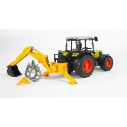 Rear Hydraulic Arm With Grab - Tractor Backhoe Construction - Bruder 02338