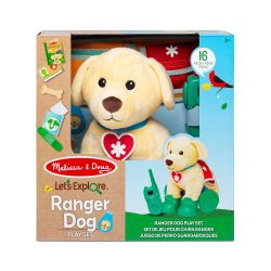 Melissa & Doug Let?s Explore? Ranger Dog Plush with Search and Rescue Gear