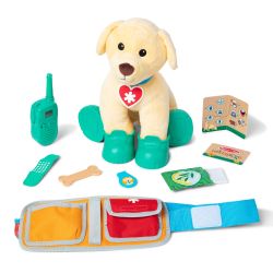 Melissa & Doug Let?s Explore? Ranger Dog Plush with Search and Rescue Gear