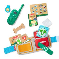 Melissa & Doug Let?s Explore? Ranger Dog Plush with Search and Rescue Gear