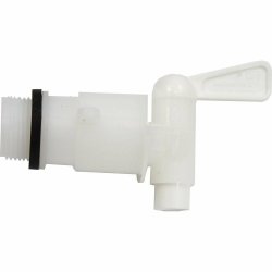 Home Brew Pressure Barrel 25L/5G with 2 inch cap & brass S30 valve & bottom tap