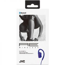 JVC HAEC30BT/BLUE AE Wireless Bluetooth Active Runners Sports Clip Headphones